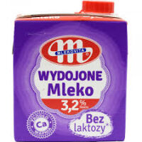 Mlekovita Mleko UHT Wydojone Bez Laktozy 3,2% Tł. 500Ml