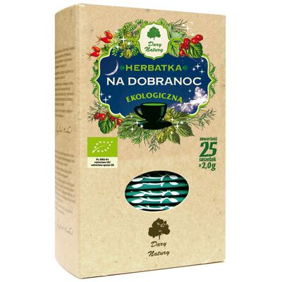 Dary Natury Herbatka Na Dobranoc Bio (25 X 2 G) 50 G [BIO]