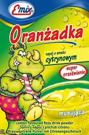 Emix Oranżadka musująca smak cytrynowy 16g