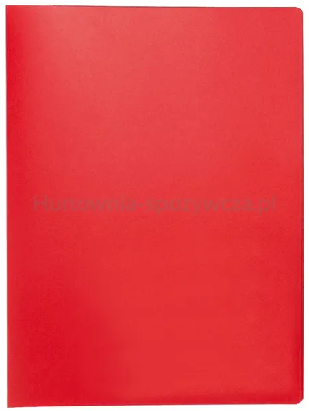 Q-Connect Teczka ofertowa, PP, A4, 380mikr., 10 koszulek, czerwona 