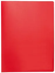 Q-Connect Teczka ofertowa, PP, A4, 380mikr., 10 koszulek, czerwona 