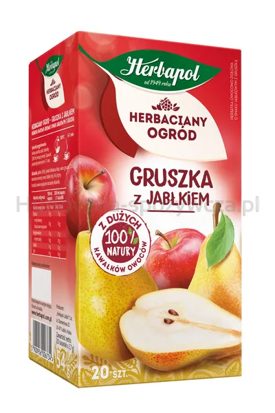 Herbapol Herbata Herbaciany Ogród, 20 Torebek, Gruszka Z Jabłkiem