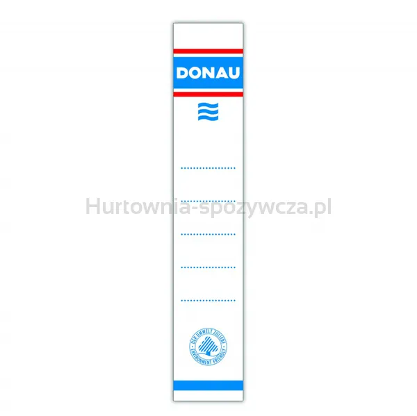 Donau Etykiety Samoprzylepne Do Segregatora 33X153Mm, Jednostronne, 20Szt. 
