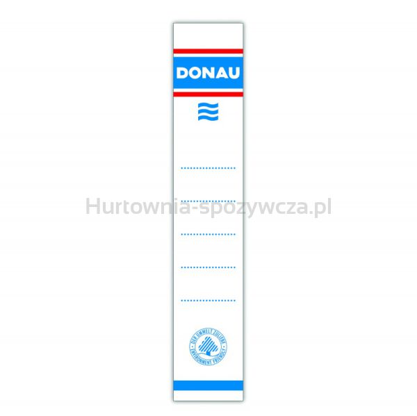 Donau Etykiety samoprzylepne do segregatora 33x153mm, jednostronne, 20szt. 