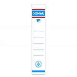 Donau Etykiety Samoprzylepne Do Segregatora 33X153Mm, Jednostronne, 20Szt. 