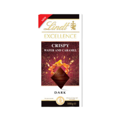 Lindt Czekolada EXCELLENCE Crispy Wafer & Caramel 100g