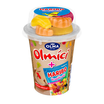 Olmici Jogurt Z Żelkami Haribo Tropifrutti Czekolada 121G