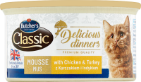 Butcher's Delicious Dinners Cat Z Kurczakiem I Indykiem Mus 85G