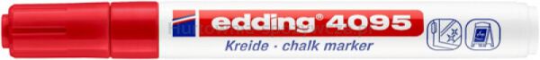 Edding Marker kredowy e-4095 2-3mm, czerwony  - 2