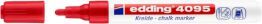 Edding Marker kredowy e-4095 2-3mm, czerwony 