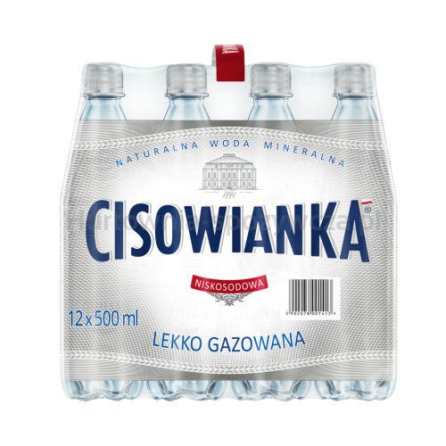 Woda Cisowianka Lekko Gazowana Pet 500 Ml x12 szt.