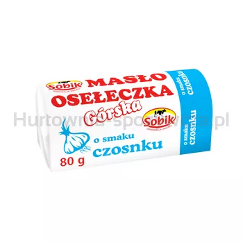 Sobik Masło Osełeczka Górska z czosnkiem 80 g