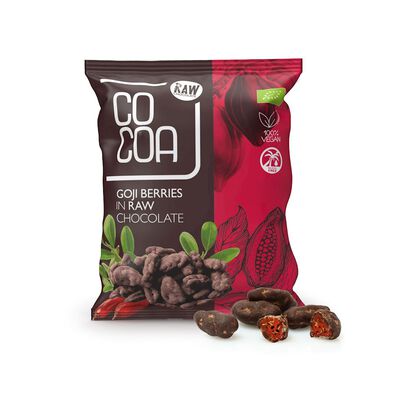 Jagody Goji W Surowej Czekoladzie Bio 70 G - Cocoa [BIO]