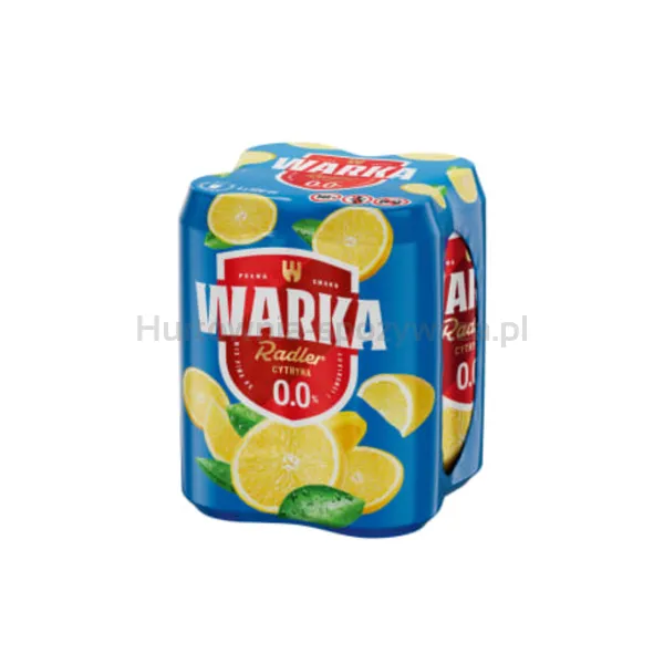 Warka Radler Piwo bezalkoholowe cytryna 500 ml