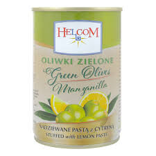 Helcom Oliwki zielone nadziewane cytryną 300ml 