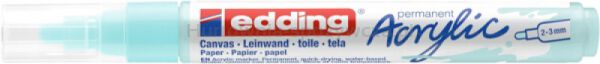 Marker akrylowy e-5100 EDDING, 2-3 mm, matowy niebieski pastel - 2