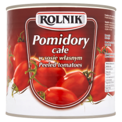 Rolnik Pomidory Całe Bez Skóry 2550Ml 