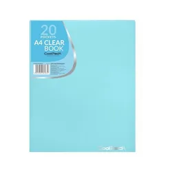 Coolpack Teczka na gumkę A4 pastelowa niebieska