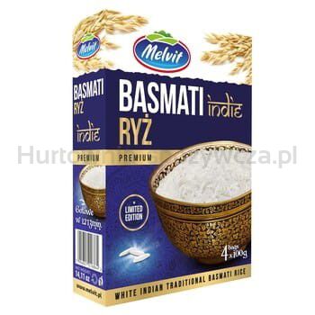 Melvit Ryż Basmati Indie 4X100G