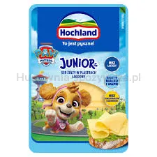 Hochland Ser żółty Junior w plastrach 135 g