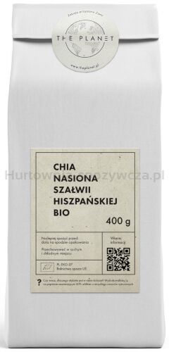 Chia - Nasiona Szałwii Hiszpańskiej Bio 400 G - The Planet [BIO]