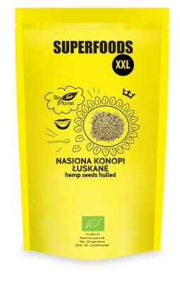 Nasiona Konopi Łuskane Bio 600 G - Bio Planet [BIO]