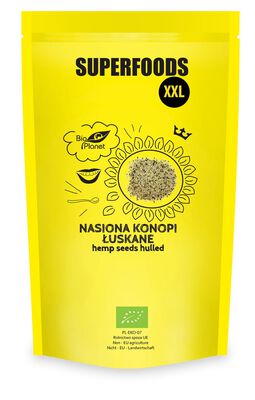 Bio Planet Nasiona Konopi Łuskane Bio 600 G [BIO]