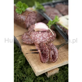 Salami z jelenia 120 g plasterki Las Huberta