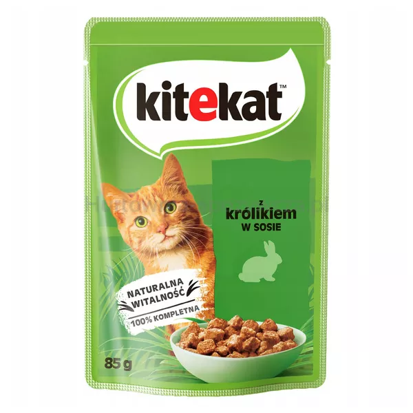 Kitekat saszetki 85g królik w sosie