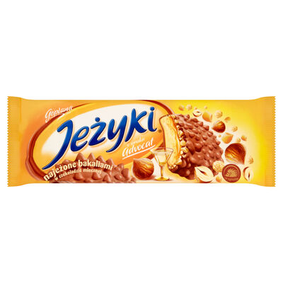 Jeżyki O Smaku Advocat Ciastka W Czekoladzie Mlecznej 140 G