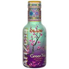 ARIZONA Napój Green Tea z miodem i śliwką 450 ml