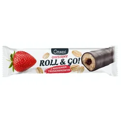 Owsiany Roll&Go truskawka 30g