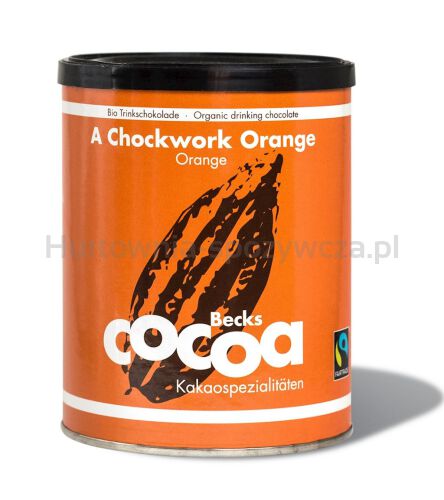 Czekolada Do Picia Pomarańczowo - Imbirowa Fair Trade Bezglutenowa Bio 250 G - Becks Cocoa [BIO]