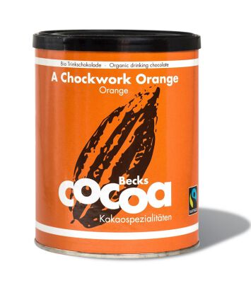 Czekolada Do Picia Pomarańczowo - Imbirowa Fair Trade Bezglutenowa Bio 250 G - Becks Cocoa [BIO]