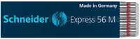 Wkład Express 56 M do długopisu SCHNEIDER, M, format D, czerwony - 2