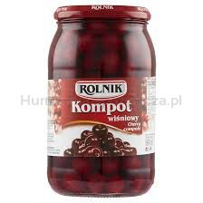 Rolnik Kompot Wiśniowy 900 Ml