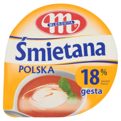 Mlekovita Śmietana Polska 18% Tł. 200G