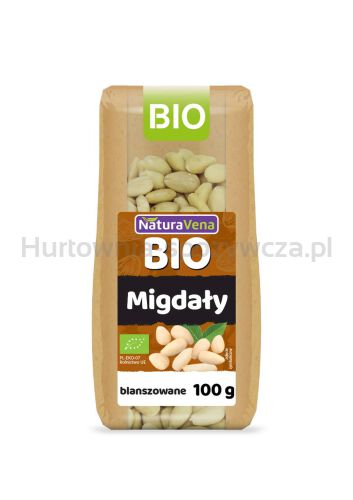 Migdały Blanszowane Bio 100 G - Naturavena [BIO]