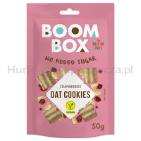 Boom Box Ciasteczka owsiane z żurawiną 50 g