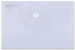 Teczka kopertowa DONAU zatrzask, PP, A6, 180mikr., transparentna