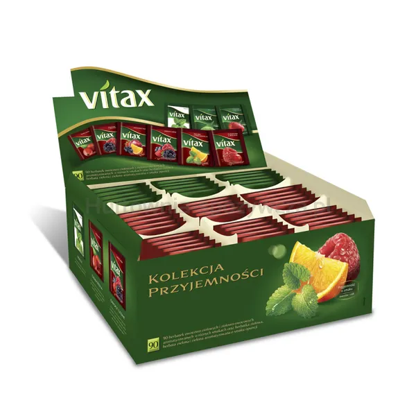 Vitax Herbata Kolekcja przyjemności, 9x10 torebek