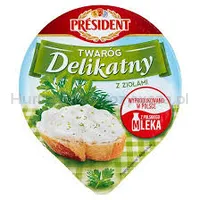 President Twaróg Delikatny Z Ziołami 150G