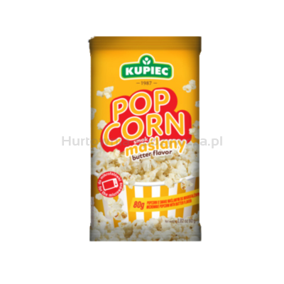 Kupiec Popcorn o smaku maślanym 80g