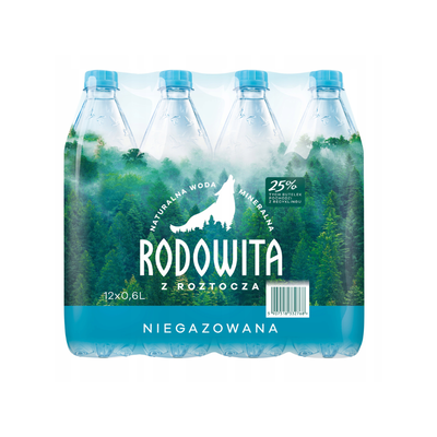 Woda Rodowita Niegazowana 0,6L x 12szt.