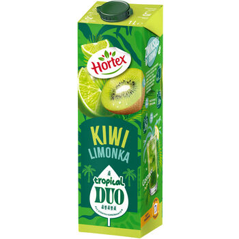 Hortex Tropical Duo Napój Kiwi limonka karton 1L