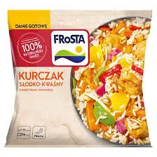 Frosta Kurczak słodko-kwaśny z ananasem i warzywami 450g