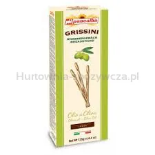 Grissini Paluszki chlebowe z oliwą z oliwek 8% 125g 