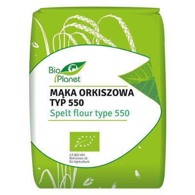 Mąka Orkiszowa Typ 550 Bio 1 Kg - Bio Planet [BIO]