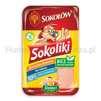 Sokoliki Szyneczka drobiowa plastry 100 g 