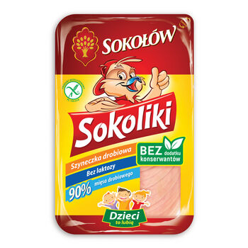 Sokoliki Szyneczka drobiowa plastry 100 g 